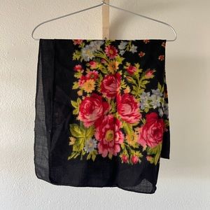 Floral Vintage Scarf